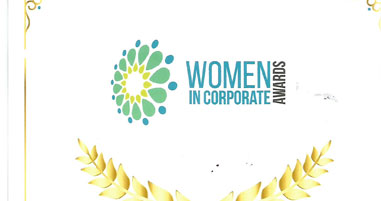 Ms. Soraya Rebello VP-Strategic Operations Hospitality and CSR  being awarded among the Top 15 shortlisted women in corporate award 2019 by Women's web